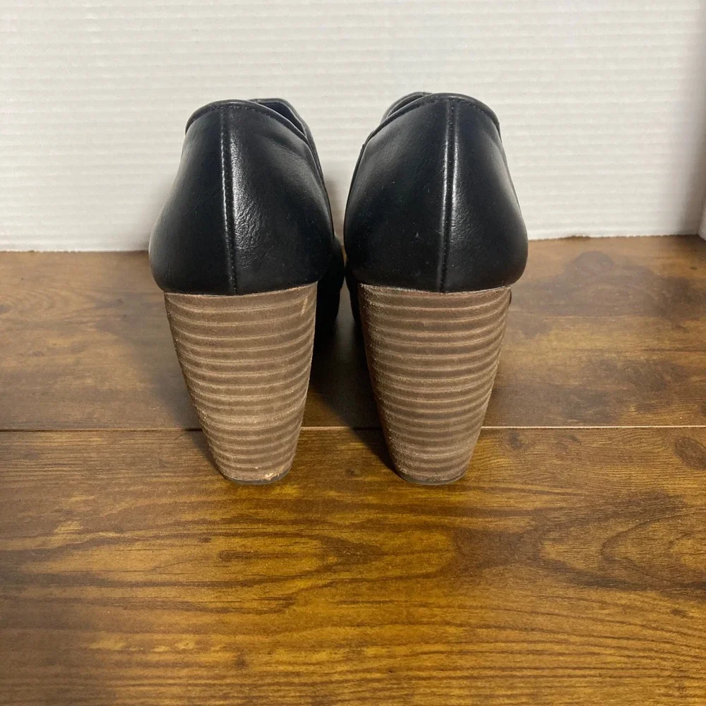 Dr Scholls Womens Black Wedge Booties Memory Foam Cool Fit Ankle Boots Size 6.5M